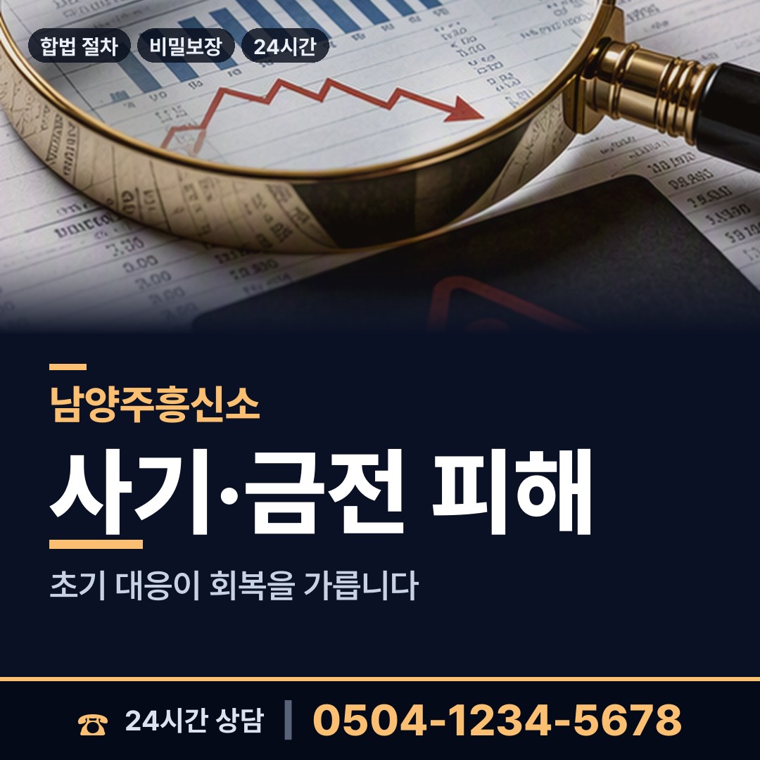 남양주 다산1동 당일조사 상담 안내